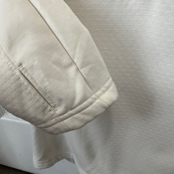 Columbia Women’s Quarter Zip White Sweater Medium - Picture 6 of 9